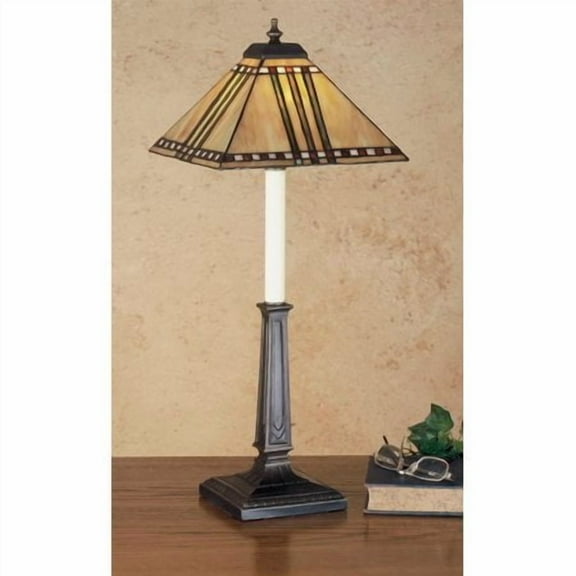 47837 Meyda 24.5"H Prairie Corn Buffet Lamp