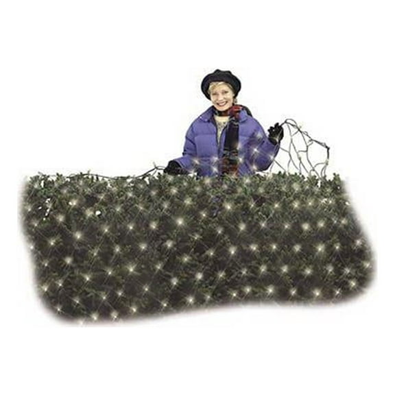 47893-88 Christmas LED Net Light, Micro, Cool White, 4 x 6-Ft.