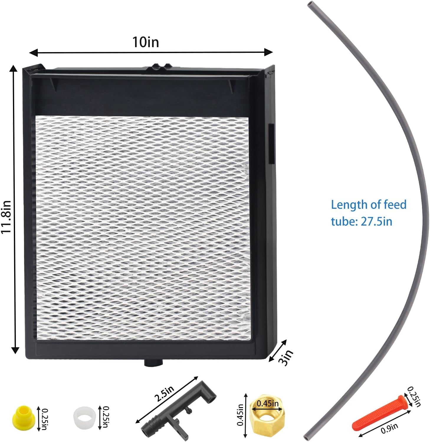 4793 Humidifier Filter  Kit for  550 550A 558 - Complete Maintenance Set with Water Panel No. 10, Strainer, Nozzle & Drain Parts