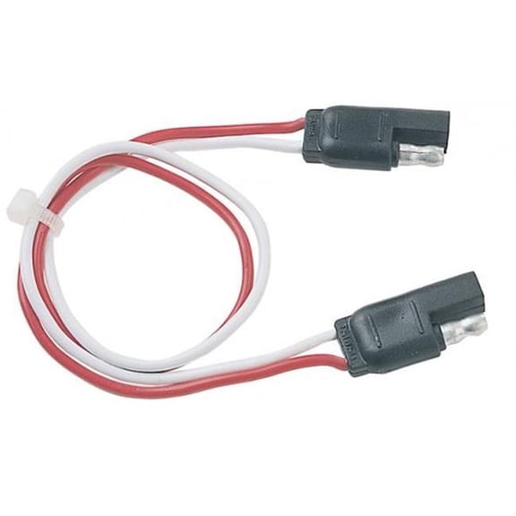 47965 Trailer Wiring Connector Extension With 2 Pole Flat