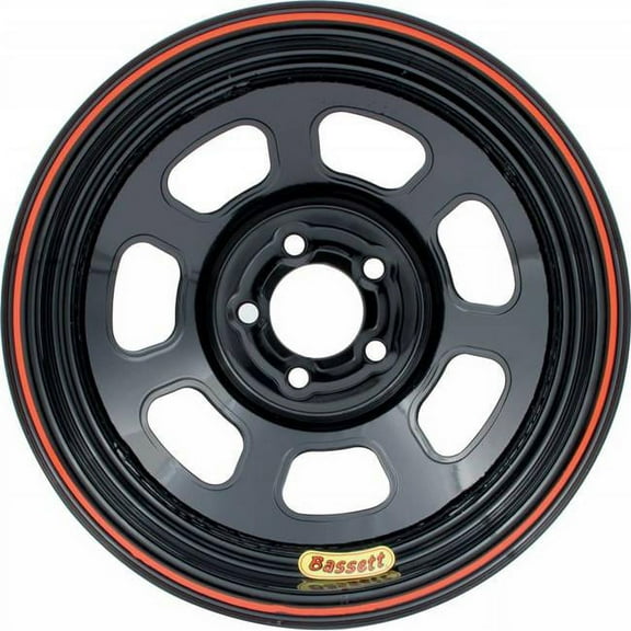 47SN2 D-Hole Lightweight Wheel - 14 x 7 in. - 5 x 100mm Bolt Circle - 2 in. Back Spacing - Black - 15 lbs