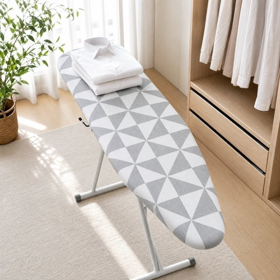 47X15" Ironing Board Cover And Pad, Standard Size Replacement Heat Reflective Cover, Scorch Resistant Fabric For Home Laundry Room Multicolor
