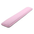 thumbnail image 1 of Uxcell PU Leather 104 108 Keys PC Hand Support Pad Keyboard Wrist Rest 18.5"x3.15"x0.79" Pink, 1 of 3