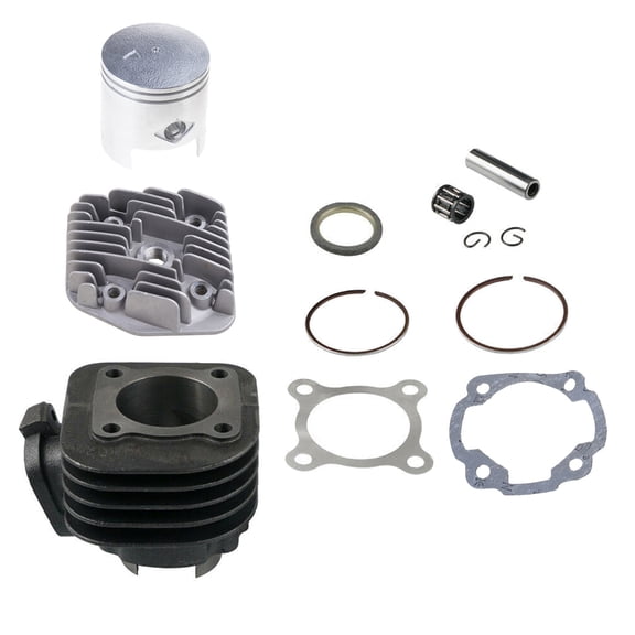 47mm Big Bore Cylinder Rebuild Kit Cylinder for Head Assy 2-stroke For 70cc 2 Scooters JOG for Minarelli Clone Mo