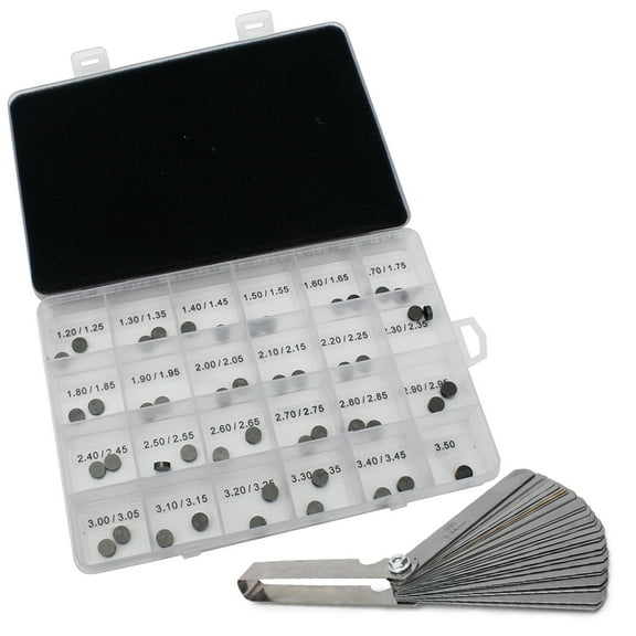 TARAZON 47pcs 7.48mm Valve Shim Kit for Kawasaki KX250F, KLX300, KL250G, 1.20mm-3.50mm