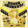 thumbnail image 1 of 47th Birthday Decoration Black and Gold for Boy & Girl, 47th Cake Topper, 47th Party Supplies for Her and Him, 47th Birthday Photo Props, 1 of 1