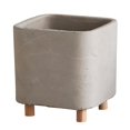 thumbnail image 1 of 47th & Main CMR657 4 x 4.5 in. Square Pot with Legs, Medium, 1 of 1
