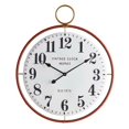 thumbnail image 1 of 47th & Main CMR919 Faux Leather Rim Wall Clock, 1 of 2