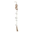 thumbnail image 1 of 47th & Main Coastal Mango Wood Hanging Décor, 24" Long, Seahorse & Shell Frill, 1 of 1