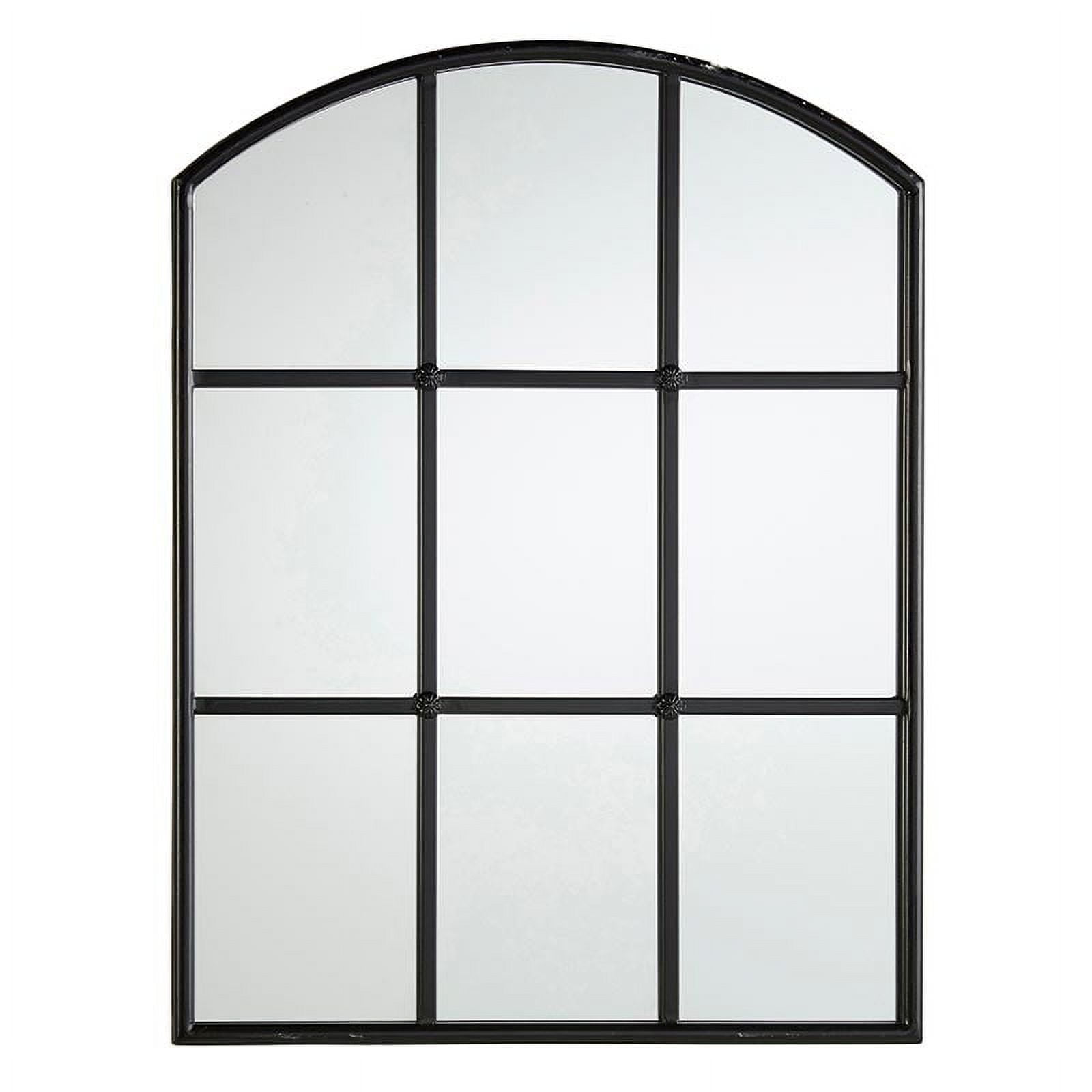 47th & Main DMR071 Black Window Pane Mirror - Walmart.com