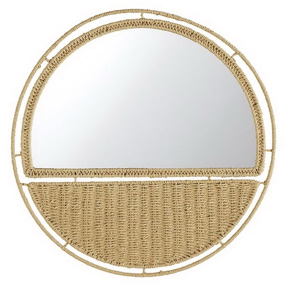 47th & Main DMR237 Paper Rope Half Mirror