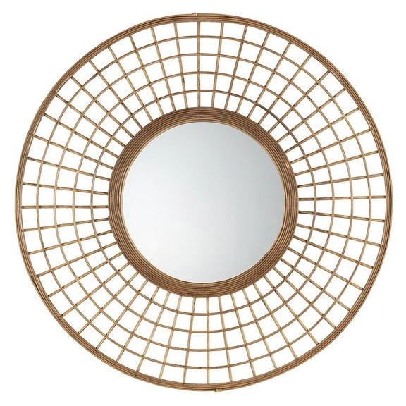 47th & Main DMR248 Dark Patterned Bamboo Mirror