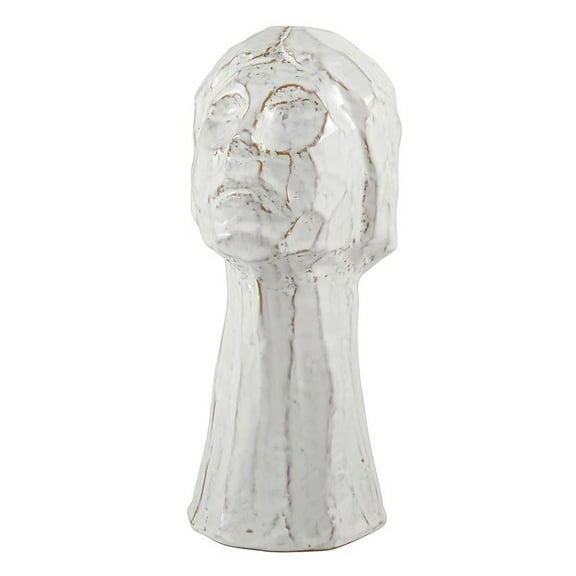 47th & Main DMR552 Glazed Face Pot - Large