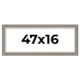 thumbnail image 1 of 47x16 Frame Grey Real Wood Picture Frame Width 2.75 Inches | Interior Frame Depth 0.5 Inches |, 1 of 8