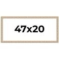 thumbnail image 1 of 47x20 Frame White Real Wood Picture Frame Width 1.5 inches | Interior Frame Depth 0.5 inches |, 1 of 8