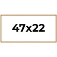 thumbnail image 1 of 47x22 Frame Beaded Gold Solid Wood Picture Frame | 0.75 Inches Moulding Width | Liscio Oro, 1 of 8