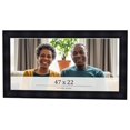 thumbnail image 1 of 47x22 Frame Black Passaggi Solid Wood Picture Frame Width 1.5 Inches | Interior Depth 0.5 Inches |, 1 of 8