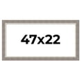 thumbnail image 1 of 47x22 Frame Grey Real Wood Picture Frame Width 2.75 Inches | Interior Frame Depth 0.5 Inches |, 1 of 8