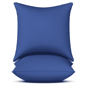 Throw Pillows Insert, 18" x 18" Set of 2 Decorative Pillows for Holiday Decoration, Breathable & Hypoallergenic Square Pillowsfor Sleeping Home Decor