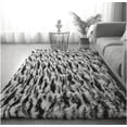 thumbnail image 1 of 47x63"/63x79"/71x79"/79x98" Super Soft Fluffy Floor Rug Washable Shag Rug Shaggy Area Rug Bedroom Dining Room Anti-skid Carpet Yoga Mat Child Play Mat, 1 of 5