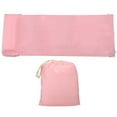 thumbnail image 1 of 47x82" Sleeping Bag Liner Soft Lightweight Travel Camping Sheet Sleep Sack with Carry Bag, Pink, 1 of 7