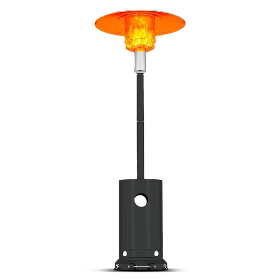48,000 BTU Patio Heater, Outdoor Heater, Stainless Steel Propane Heater With Wheels, Portable Outdoor Heaters for Backyard, Garden, Patio, Porch and Pool