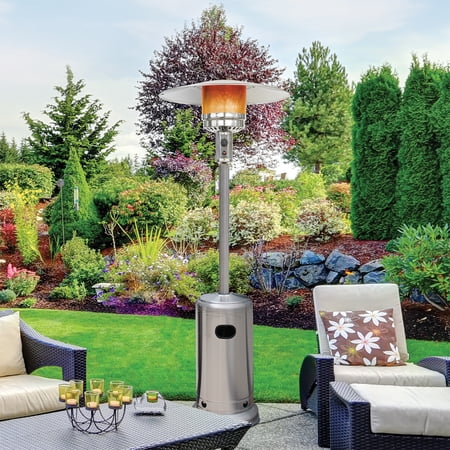 48,000 BTU Stainless Steel Gas Patio Heater