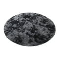 thumbnail image 1 of 48.03x48.03 inches Soft Round Area Rug for Bedroom, Modern Fluffy Circle Rug, Indoor Plush Circular Nursery Rugs Area Rugs for Living Room, Black, 1 of 7