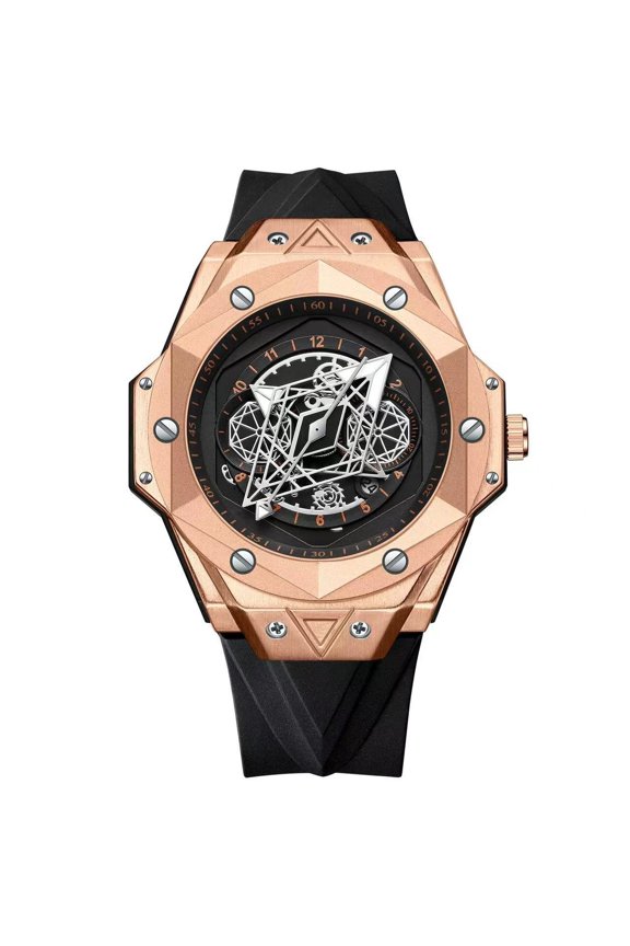 48.0MM 3ATM Waterprof Men's Analog Quartz Watches Stainless Steel Strap Women's Wrist Watches Business Guys Birthday Gifts