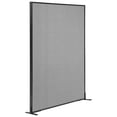 thumbnail image 1 of 48-1/4"W x 72"H Freestanding Office Partition Panel, Gray, 1 of 6
