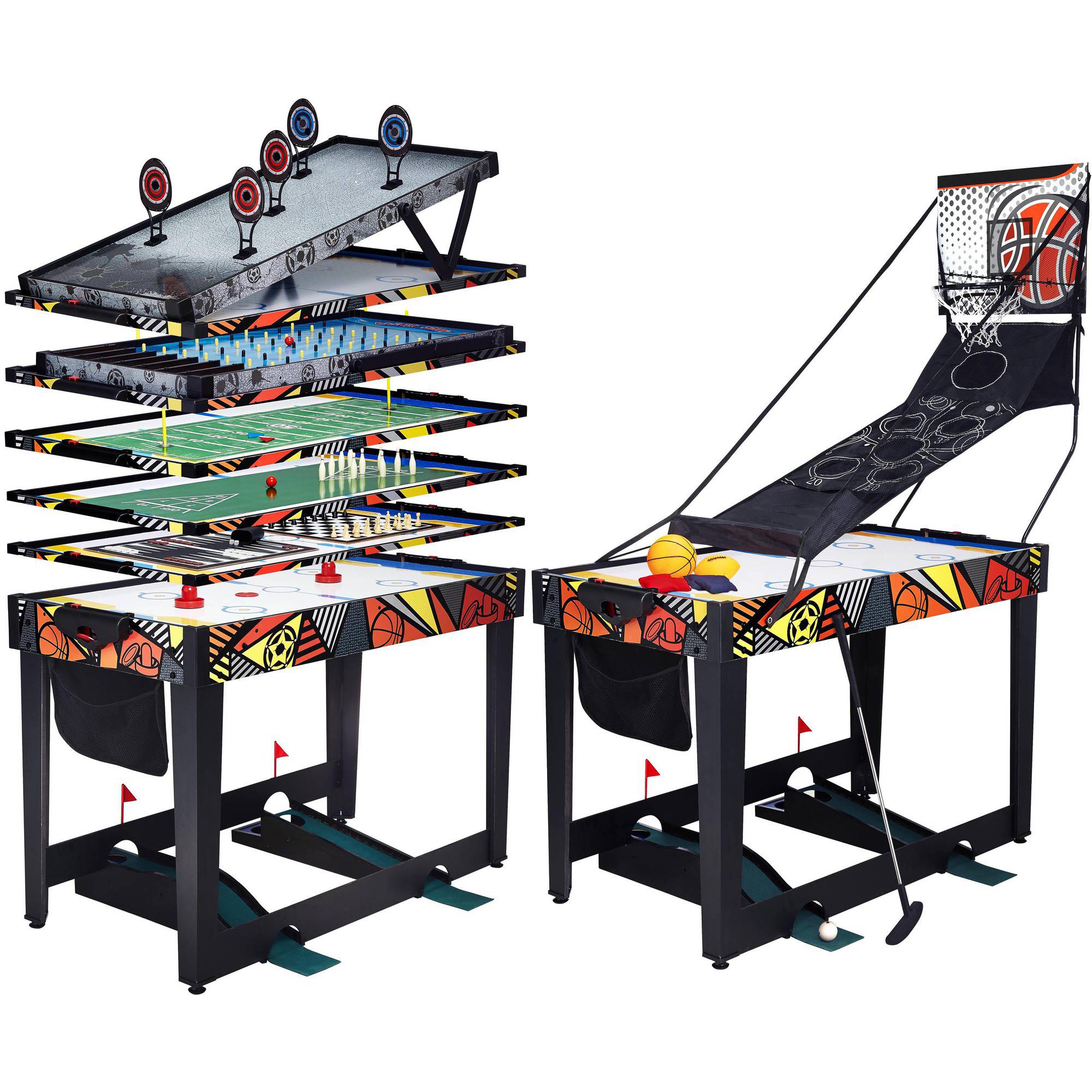48" 12-in-1 Multi-Activity Combination Game Table - image 1 of 11