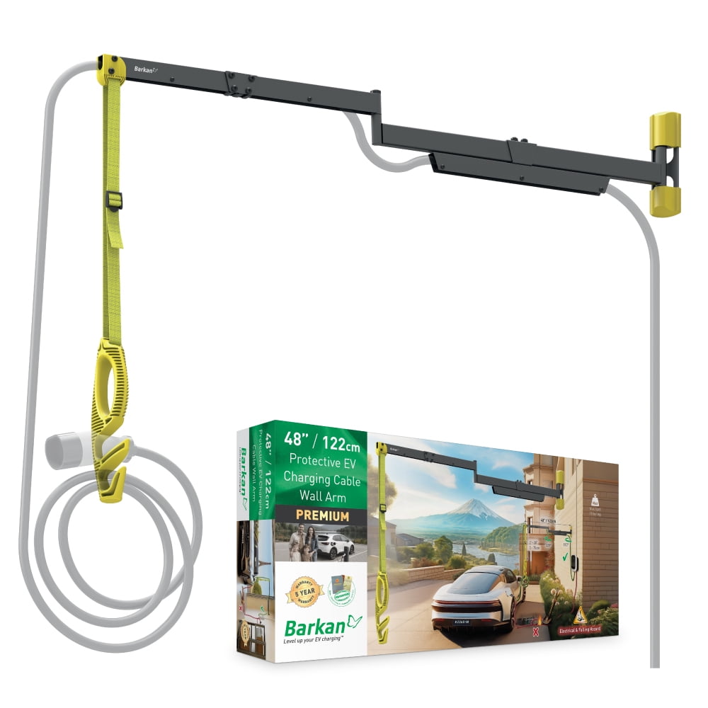 48” / 122cm Protective EV Charging Cable Wall Arm