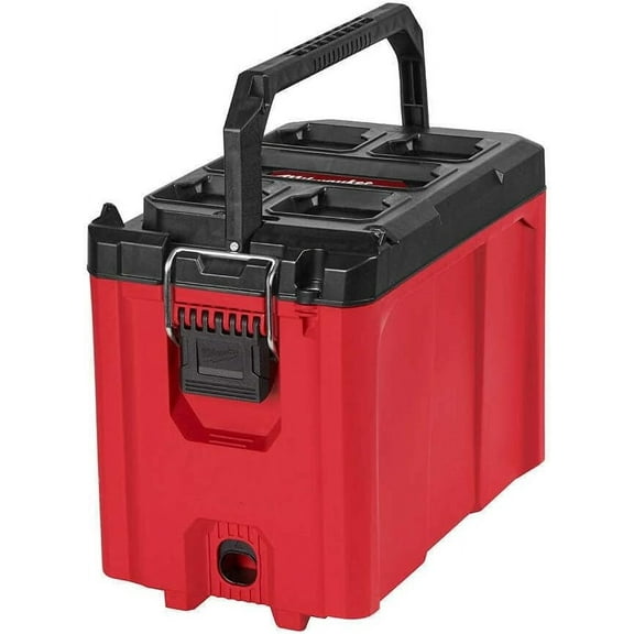48-22-8422 For Milwaukee PACKOUT Heavy Duty Impact Resistant Compact Tool Box Depth 16 in Width 22 in Height 6.6 in