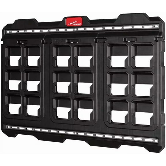 48-22-8497 For Milwaukee PACKOUT Large Wall Plate w/Metal Mounting TracksLength 1.2 in Height 20 in Width 30.75 in
