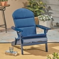 thumbnail image 1 of 48.25" Navy Blue Solid Outdoor Patio Adirondack Chair Cushion, 1 of 7