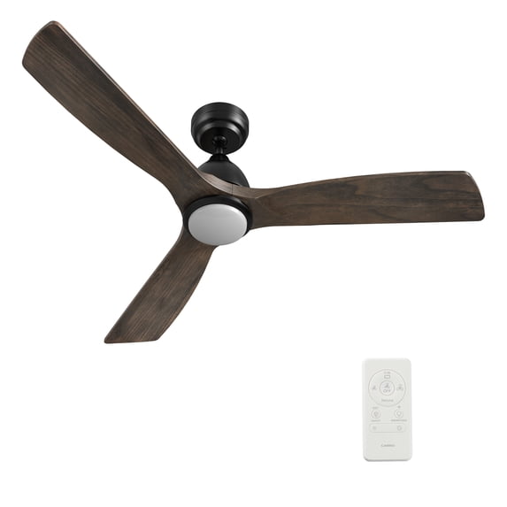 48" 3 Blade Smart Ceiling Fan with Remote LED Light 10 Speed DC Motor for Indoor