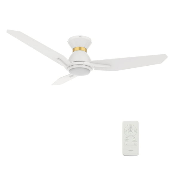 48" 3-Blade Smart Ceiling Fan with Remote and Reversible DC Motor for Bedroom