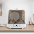 thumbnail image 1 of 48*38*40cm Rectangle Portable Countertop Dishwasher Automatic Dishwashing with Tank Mini Dishwasher White Brown, 1 of 20