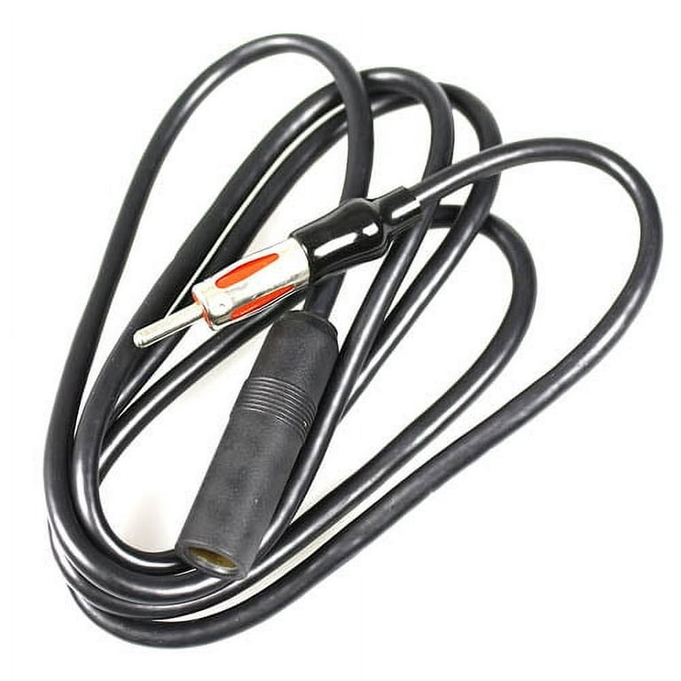 48 4' Antenna Extension Cord Adapter Cable Male Female Car Audio AM FM  Radio 