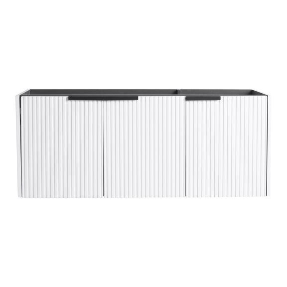 48" (46-7/8")Wall Mounted Bathroom Vanity & 3 Soft-Close Doors, Kd-Packing ( Excluding Sink )