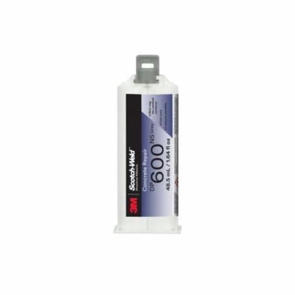 Scotch-Weld 405-638060-08962 48.5 ml Self-Leveling Concrete Repair Duo-Pak - Gray