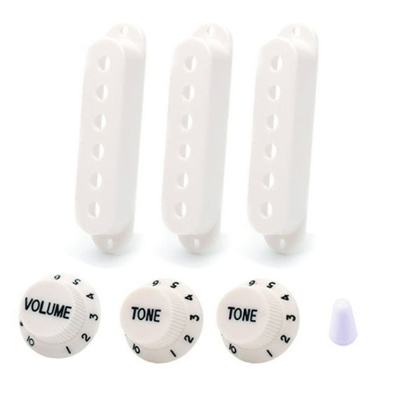 48 50 52MM ST Electric Guitar Single Coil Pickup Covers 1 Volume 2 Tone Knob SSS