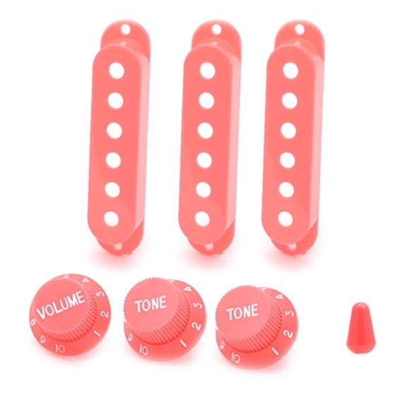 48 50 52MM ST Electric Guitar Single Coil Pickup Covers 1 Volume 2 Tone Knob SSS