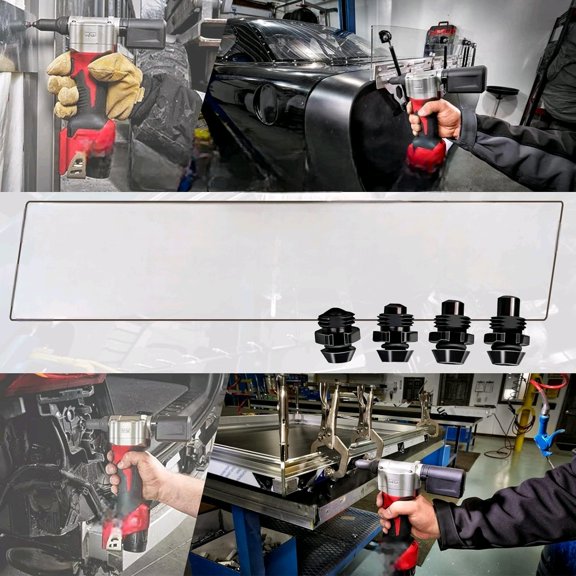 48-54-0100 M12 Rivet Tool Retention Nose Pieces Compatible with Milwaukee 2550 M12 Rivet Tool,Mandrel Sizes Included- 3/32 in, 1/8 in, 5/32 in, 3/16 in$$Tools & Hardware Other