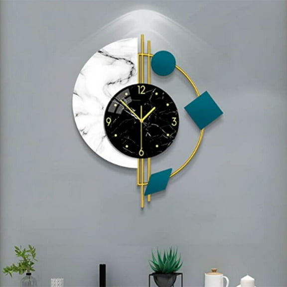 48*56cm Large Wall Clock Digital Modern Art Design Creative Decor Wall-mounted For Office Home Shop