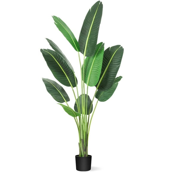 48" /60" Artificial Tree Bird of Paradise Artificial Plant Faux Plant for Home Decor Indoor Outdoor Office (Artificial Tree 0907)