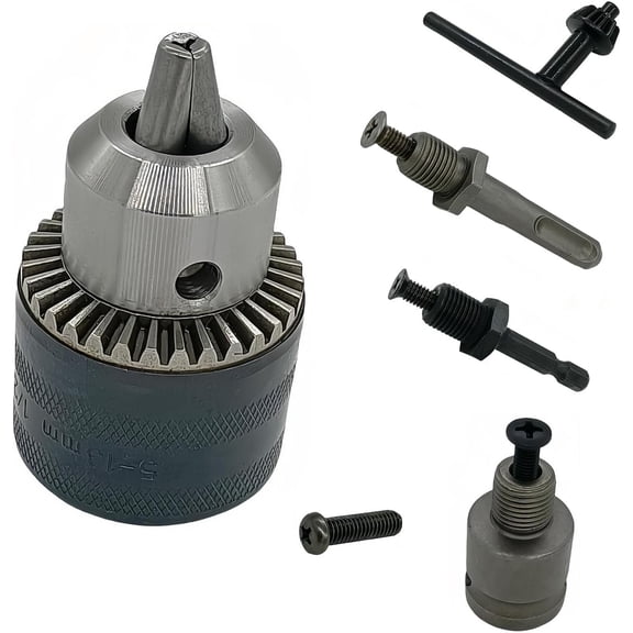 48-66-5185 Chuck Keyless 1/2-20UNF Fits to 5378-20 5378-21 5381-20 5381-22 Dewalt 584925-02 Makita Bosch Hitachi Metabo Skil 1608571048 Tool Hammer 1/2 Drill Chuck