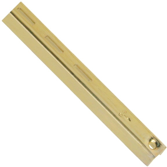 48" 80 Series Single Slotted Shelf Standard, Brass