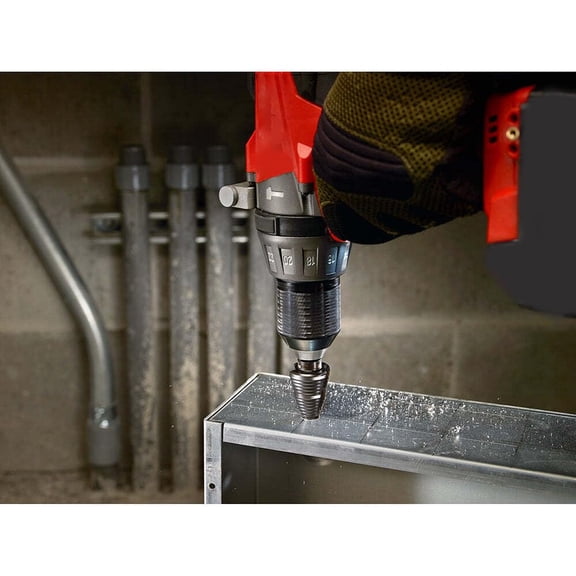 48-89-9221 fits Milwaukee 48-89-9221 3-Flat Black Oxide Jam-Free Step Drill Bit Set - 3pc$$Tools & Hardware Other