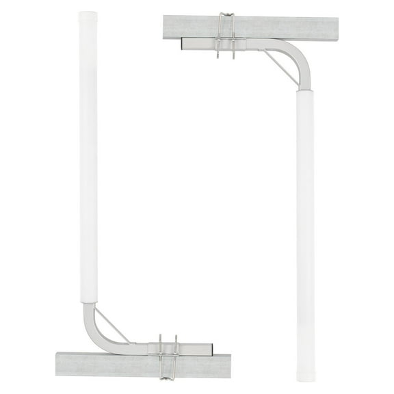 48'' Adjustable Marine Trailer Guide Poles, Pair of Steel PVC-Coated Supports for Boat, Ski & Fishing Transport Universal Fit, Durable (2024)